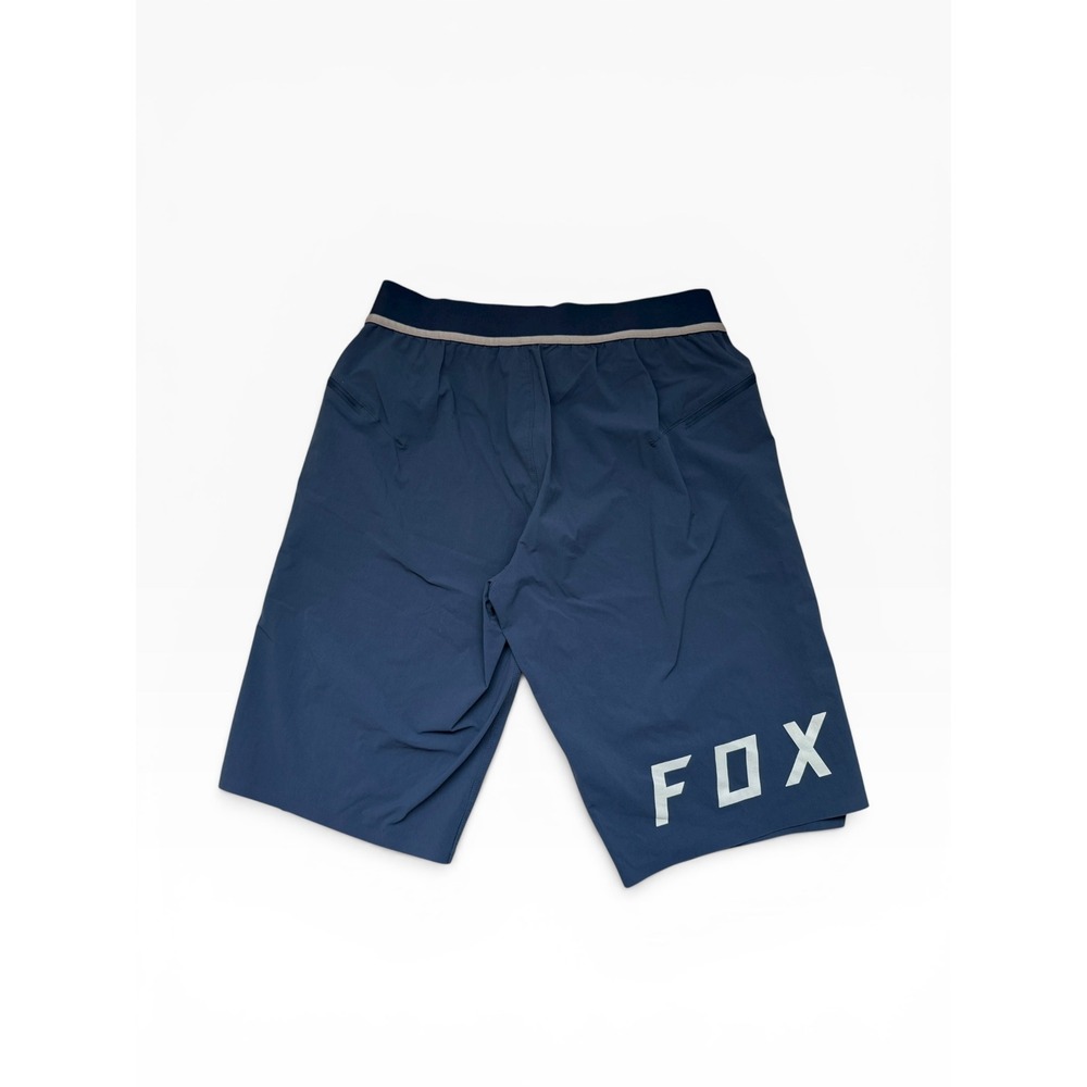Fox Racing Attack Mens Mountain Bike Shorts Navy Blue MTB Ratchet Waist 34
